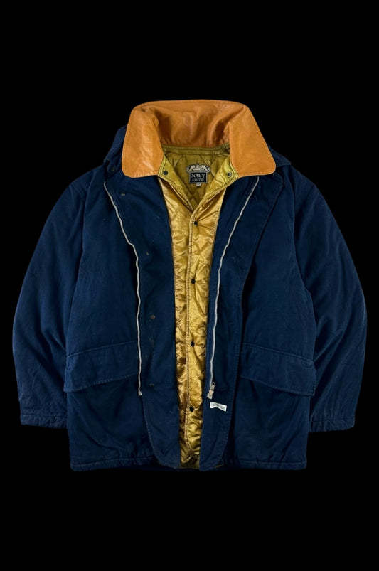 Boneville 1980s Navy Arctic Quilted Deck Jacket [54]