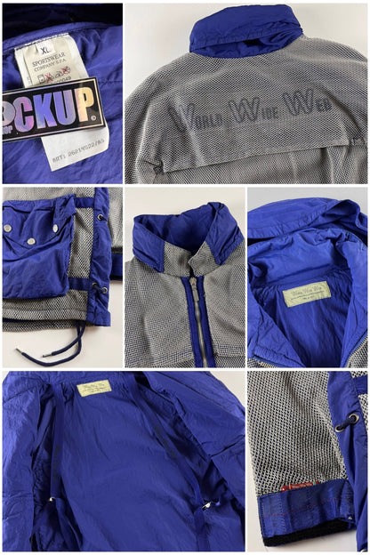 World Wide Web SS 1997 Propylene Mesh Jacket [XL]