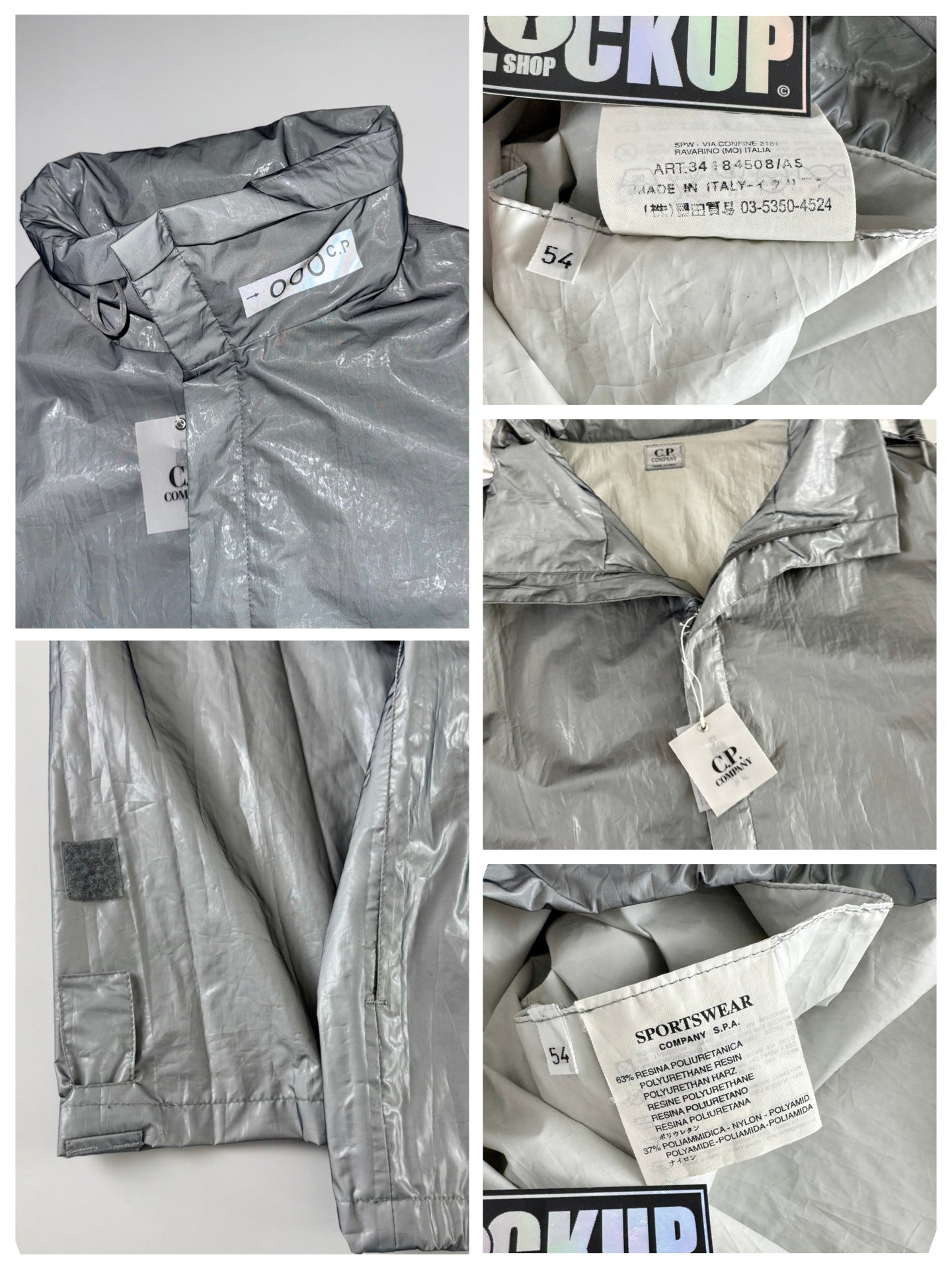 C.P. Company SS 2000 “000CP” Reflective Silk Light Jacket [54]