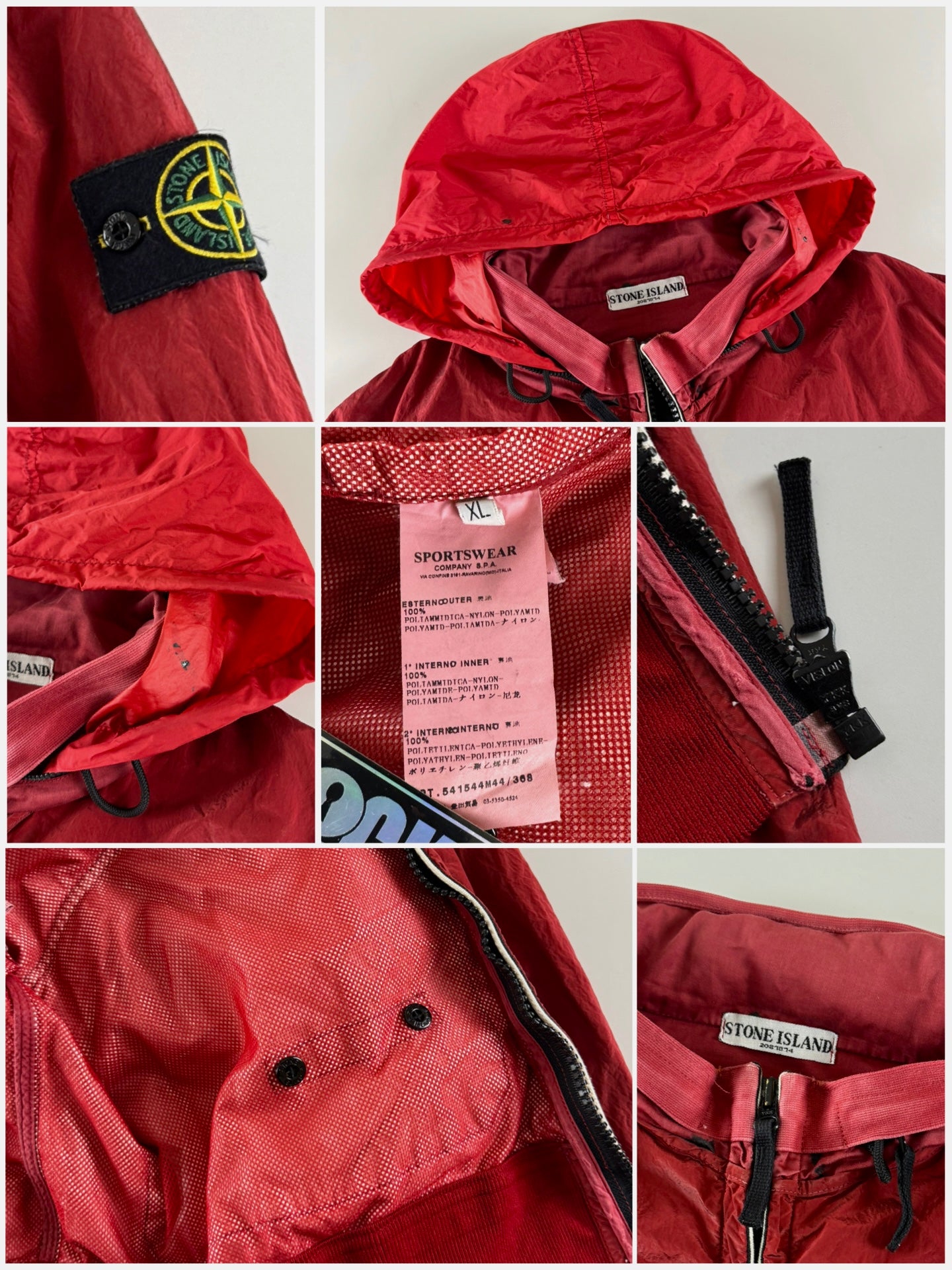 Stone Island SS 2011 Membrana Nylon Jacket [XL]