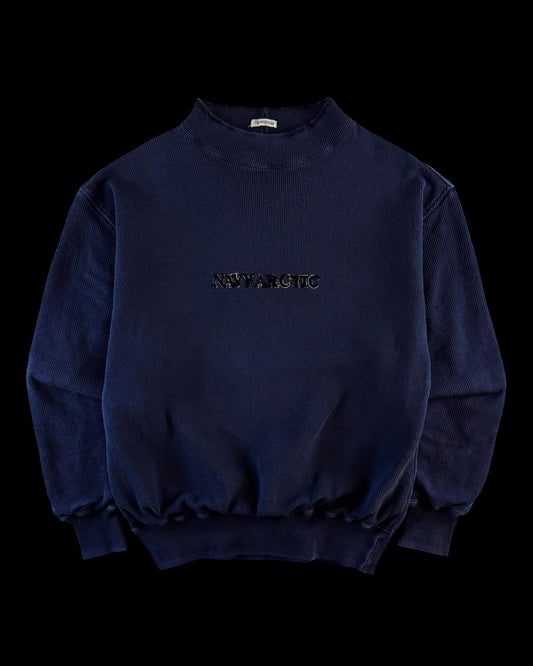 Boneville 1980’s Navy Arctic Chenille Logo Sweatshirt [XL]