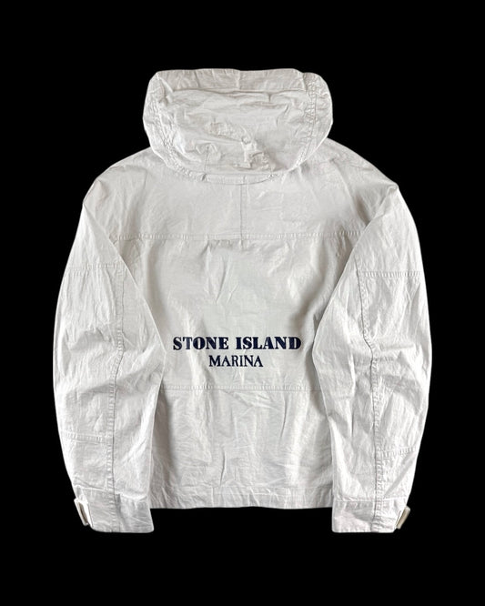 Stone Island SS 2024 Raw Plated Linen S.I. Marina Jacket [L]