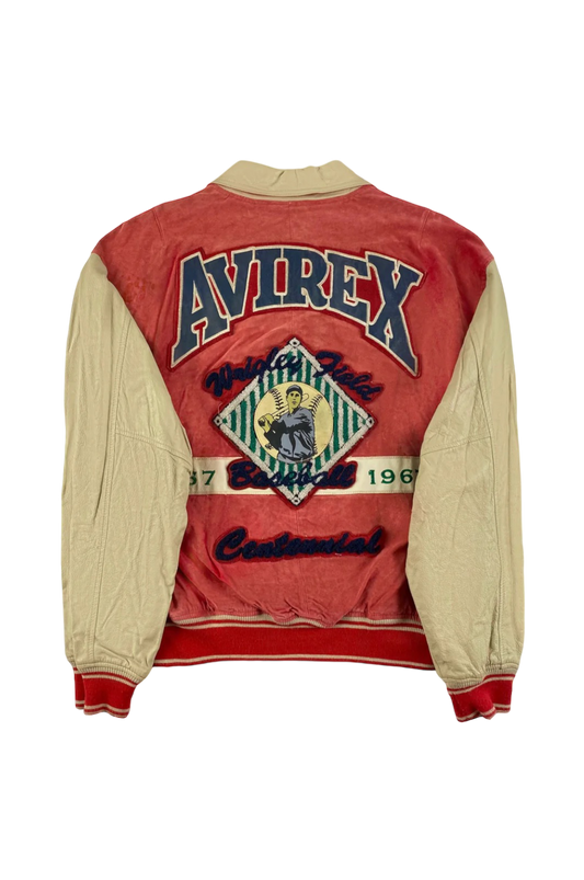 Avirex 1990’s USA Suede Leather Jacket [XL]