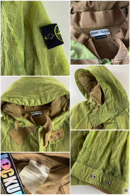 Stone Island SS 2003 Hooded Monofilament Jacket [XL]