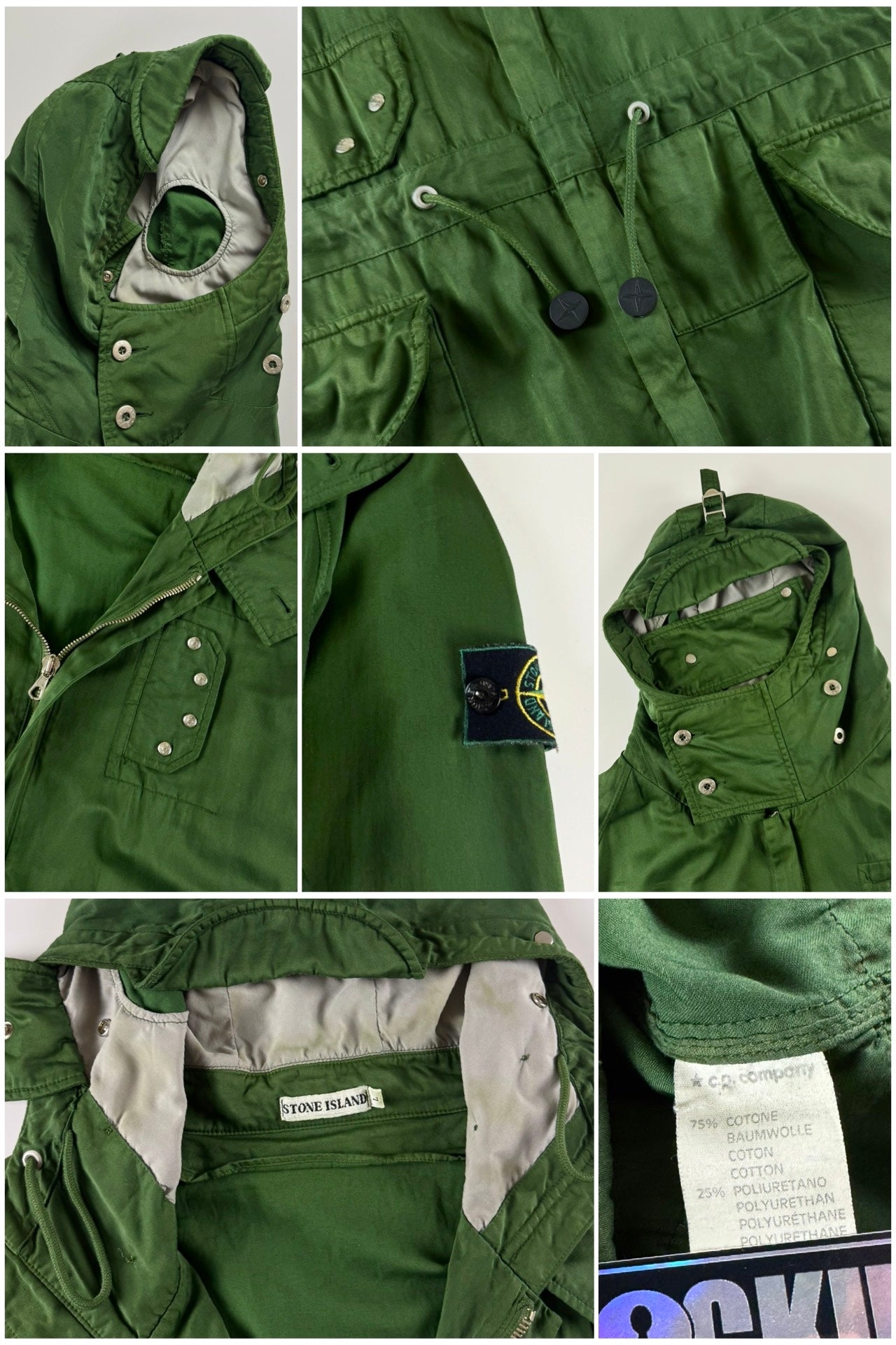 Stone Island AW 1988 Deck Handler Foul Weather Mask Jacket [XL]