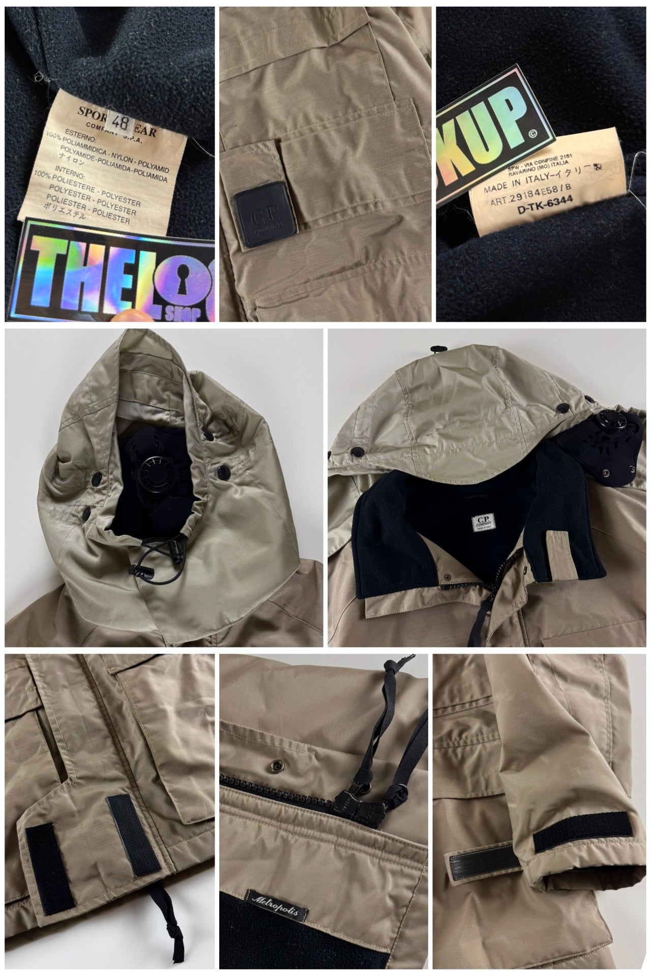 C.P. Company AW 1998 Metropolis Multipocket Jacket with Mask [48]