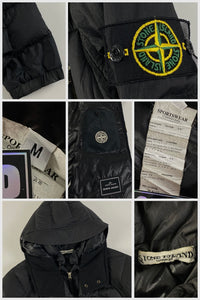 Stone Island 2009 Opaque Nylon Mesh Badge Puffer [M]
