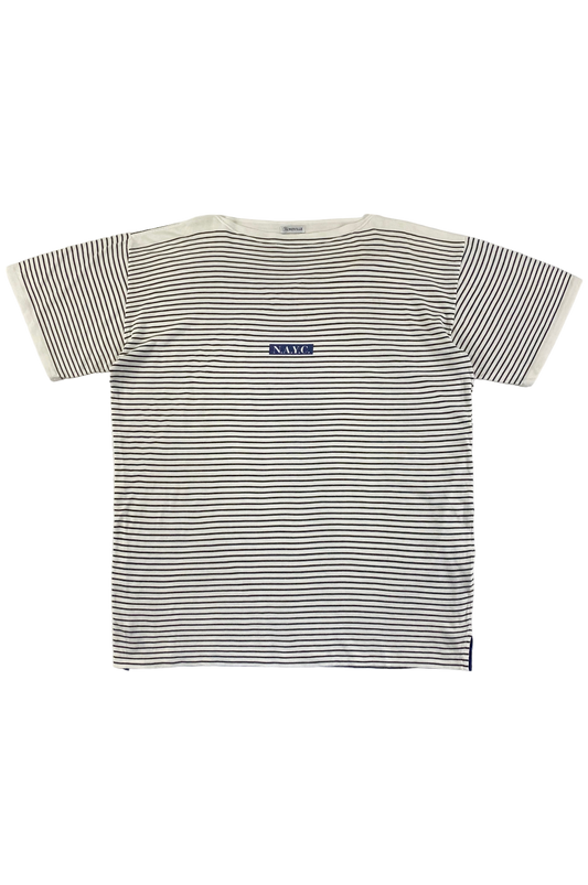 Boneville 1980's Navy Arctic Yacht Club Striped T-Shirt [XL]