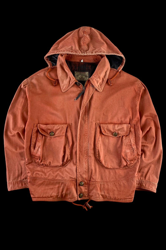 Armani Jeans 1990's Stone Washed Jacket [XL]