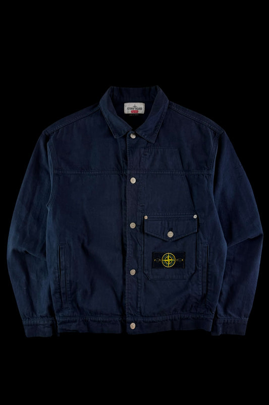 Stone Island x Supreme 2023 Bull Denim TC Jacket [M]