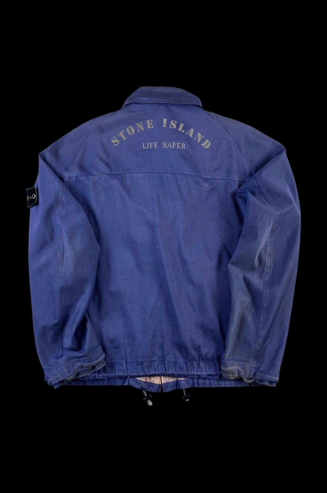 Stone Island 1980's Life Safer Raso Gommato Jacket [L]
